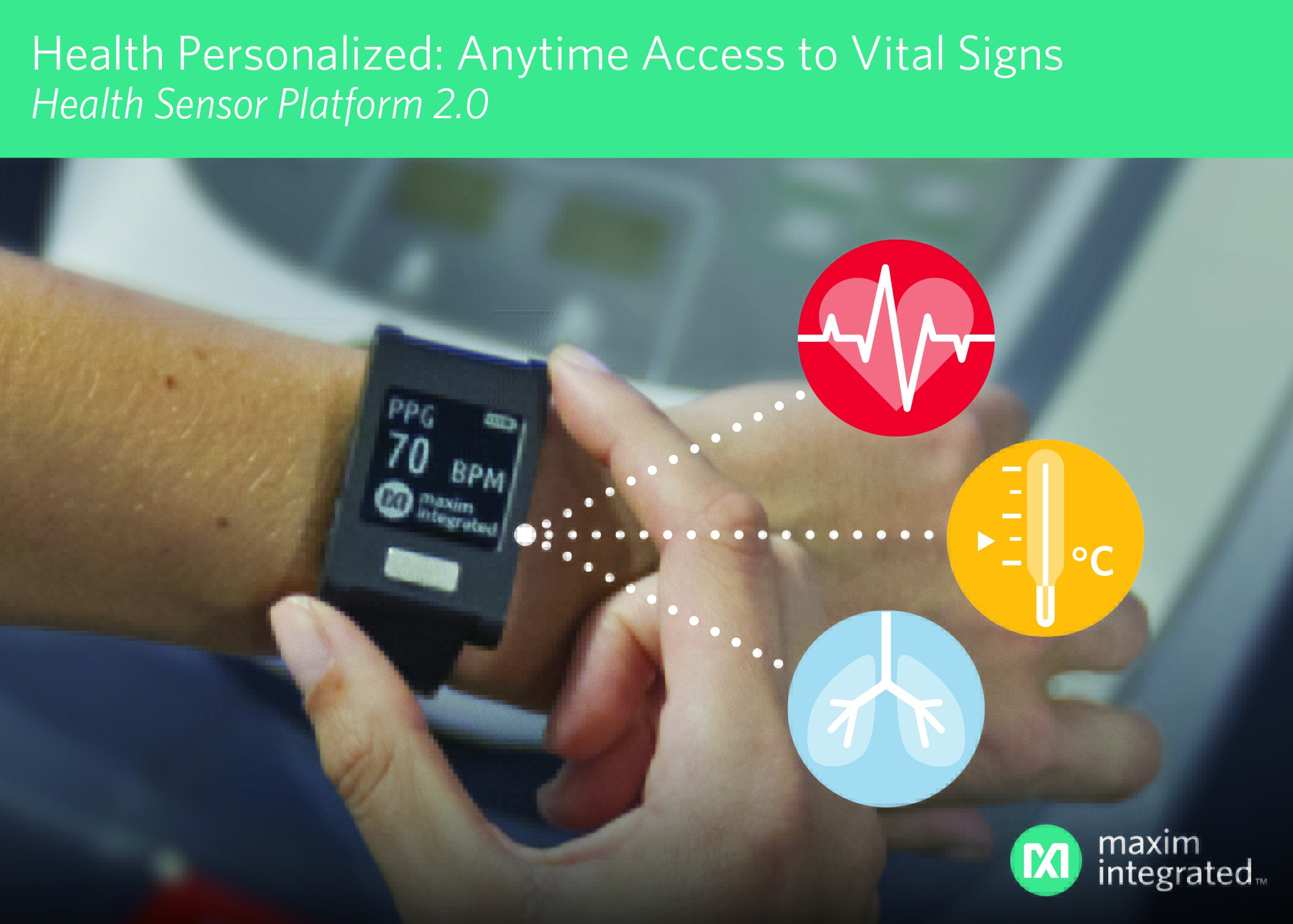 Health Sensor Platform 20 Development Kit Wrist Worn Wearables 