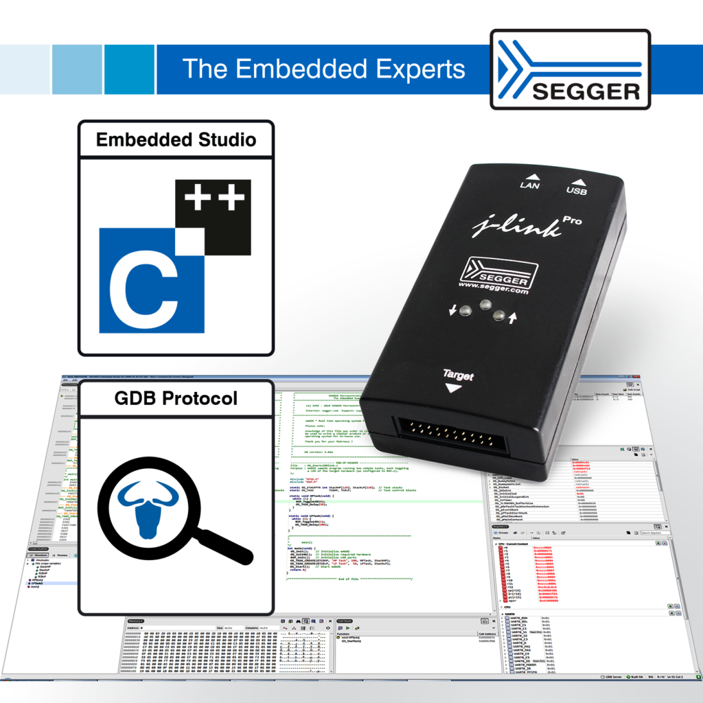 Software adds support for 3rd party debug probes via GDB protocol